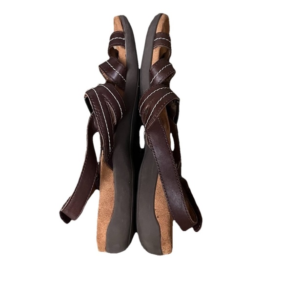 Naturalizer “Every” Brown Strappy Comfort Sandals Women’s 7.5M | Leather Sling - Picture 7 of 11
